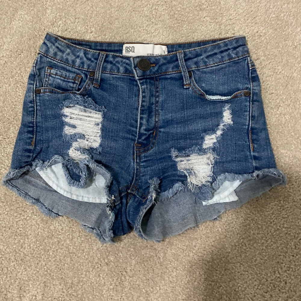 RSQ Venice Mid rise short blue